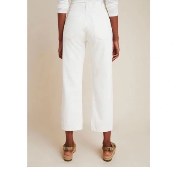 NWT Citizens of Humanity Emery Wide Leg Crop Jeans in Moonstone Winter White 29 - Picture 2 of 5